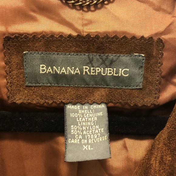 Banana Republic Genuine Leather Suede Jacket - Picture 2 of 5